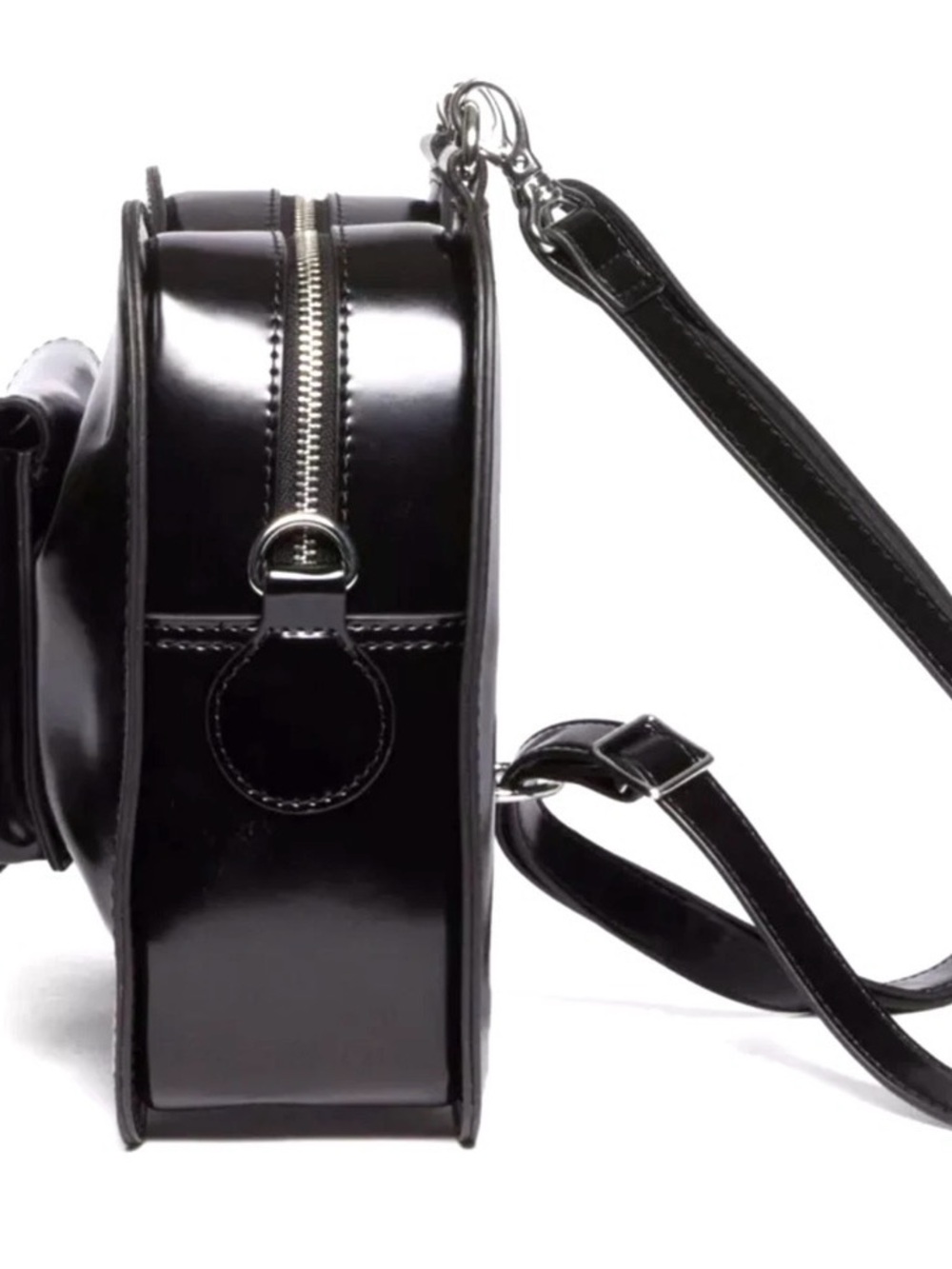 Dr. Martens NWT Vegan Bow Bag Black Goth Punk Y2K Backpack Crossbody Grunge - Picture 16 of 16